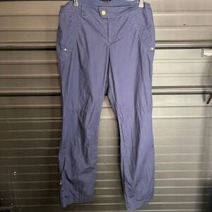Womens Blue Active Pants Utility Trousers‎ Outdoor Travel Casual